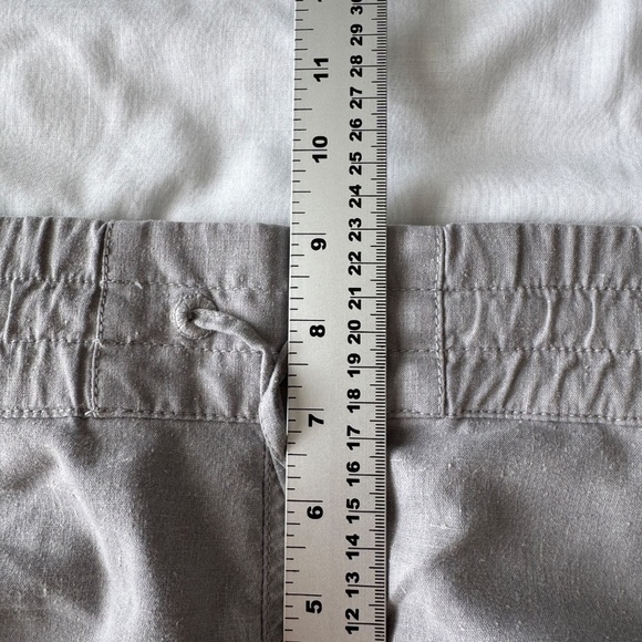 MEC Women's HEMP Capri Jogger Pants Gray Size 6 Cuffed Ankles‎ Pockets - Picture 9 of 12